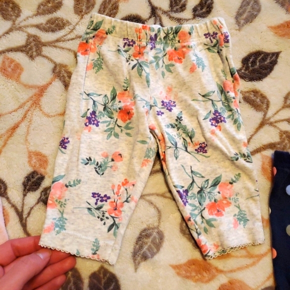 0-3 M Baby Girl Pants - Picture 6 of 11